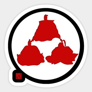 3 Shogun Bird Sticker